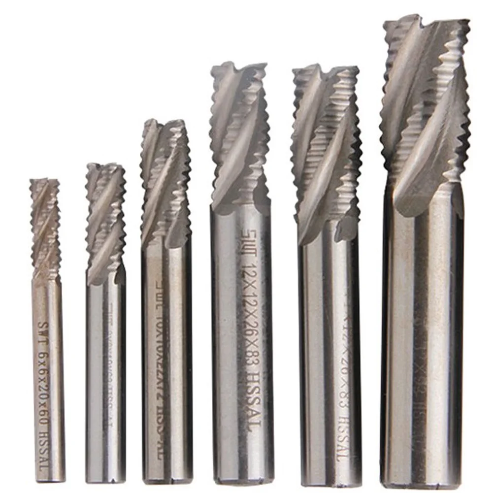 1pc Roughing End Mill HSS Milling Cutter 4 Flute Router Bit CNC Machine Tool For Metal Rough Machining Milling Tool HSS Cutter
1pc Roughing End Mill HSS Milling Cutter 4 Flute Router Bit CNC Machine Tool For Metal Rough Machining Milling Tool HSS Cutter