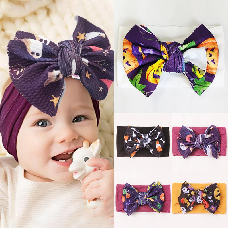 Детские резинки для волос с большим бантом для Хэллоуина
Детские резинки для волос с большим бантом для Хэллоуина