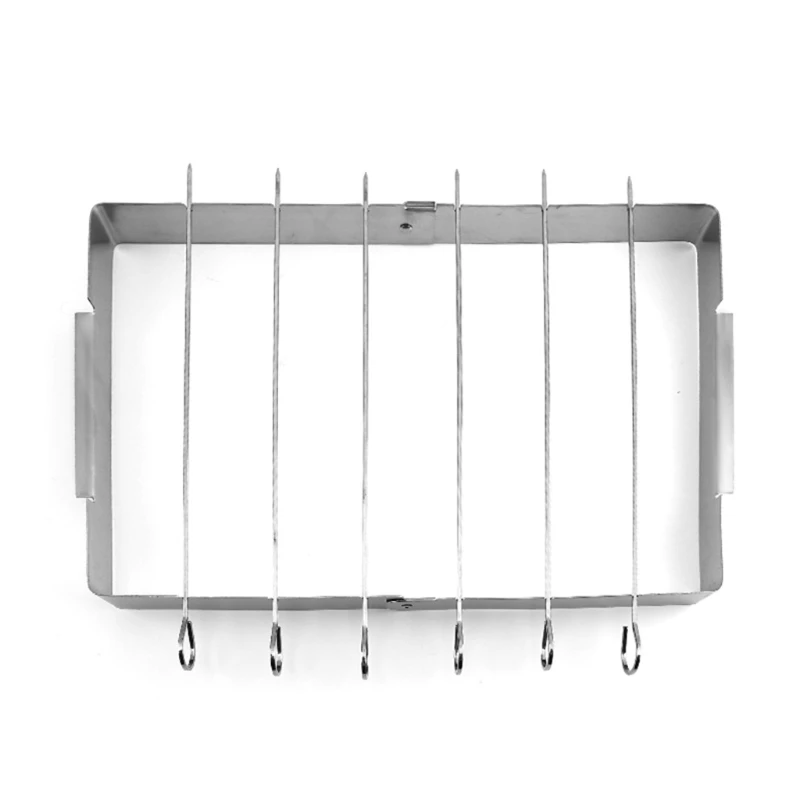 Accessories Camp Barbecue Grill Practical Set Up Bag with 6 Skewers Meat Cooking 367A
Accessories Camp Barbecue Grill Practical Set Up Bag with 6 Skewers Meat Cooking 367A