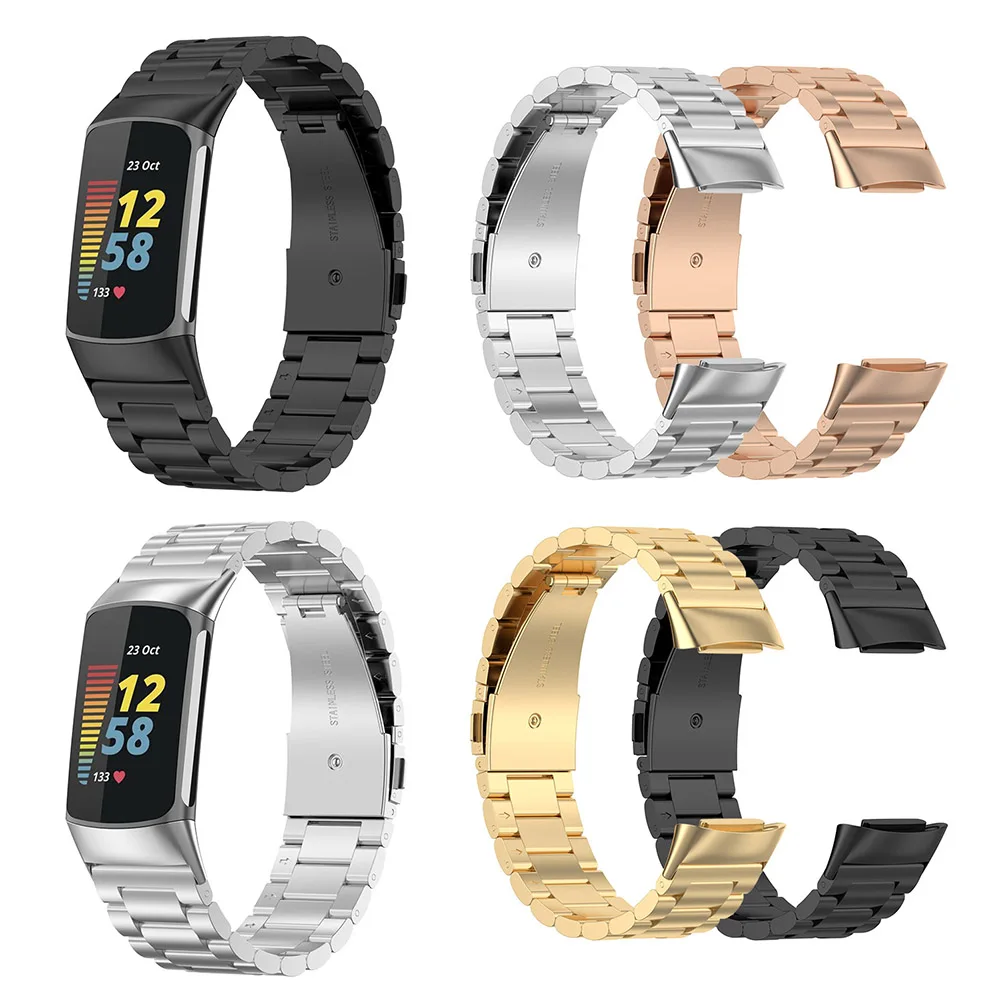 Ремешок для смарт-часов Fitbit Charge 5, браслет из нержавеющей стали, металлический ремешок для наручных часов, серебристо-черный
Ремешок для смарт-часов Fitbit Charge 5, браслет из нержавеющей стали, металлический ремешок для наручных часов, серебристо-черный