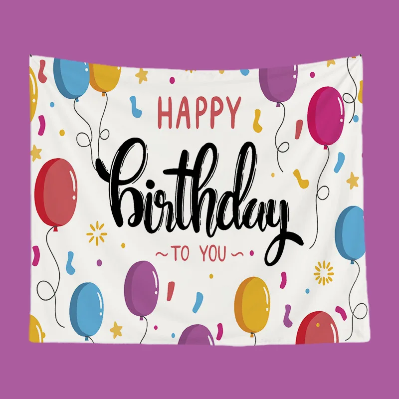Happy Birthday Large Tapestry Cute Cartoon Animals Wall Rugs Carpet Background Cloth Bed Account Bedding Beach Towel Dormitory
Happy Birthday Large Tapestry Cute Cartoon Animals Wall Rugs Carpet Background Cloth Bed Account Bedding Beach Towel Dormitory