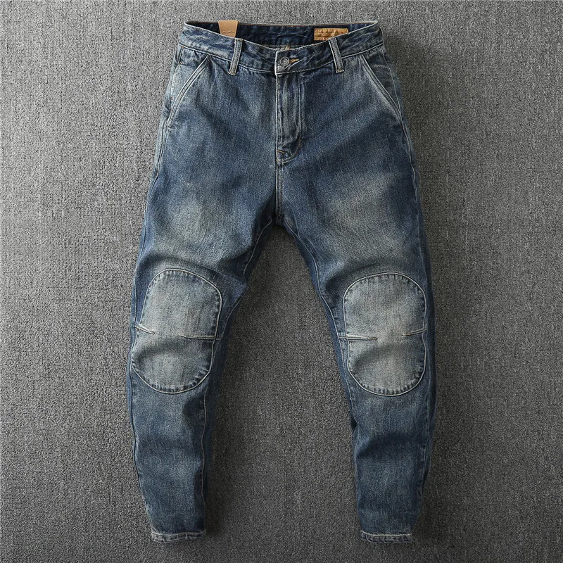 Men's Autumn Full Length Jeans Retro Style Heavy Washed Denim Pants Fashion Plus Size Loose Pencil Pants Casual Jogger Pants
Men's Autumn Full Length Jeans Retro Style Heavy Washed Denim Pants Fashion Plus Size Loose Pencil Pants Casual Jogger Pants