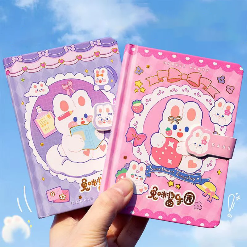 A6 Kawaii Rabbit блокнот с магнитной кнопкой цветной блокнот для страниц ежедневник планировщик блокнот корейские Канцтовары для школы офиса
A6 Kawaii Rabbit блокнот с магнитной кнопкой цветной блокнот для страниц ежедневник планировщик блокнот корейские Канцтовары для школы офиса