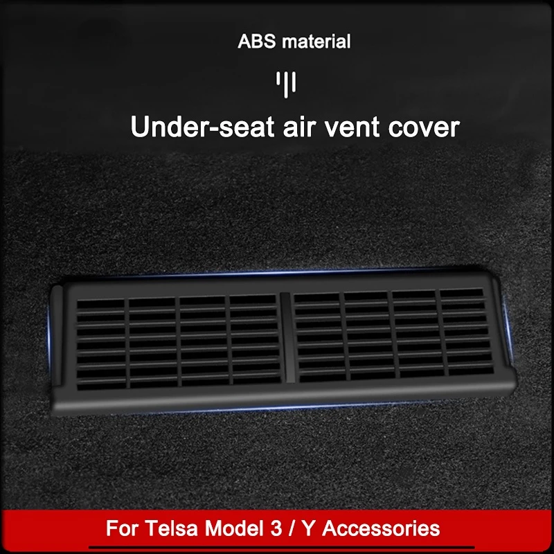 2pcs Car Under-seat Vent Protection Cover For Tesla Model Y 3 2022 Air Conditioning Decoration Accessories Air Outlet Mask
2pcs Car Under-seat Vent Protection Cover For Tesla Model Y 3 2022 Air Conditioning Decoration Accessories Air Outlet Mask