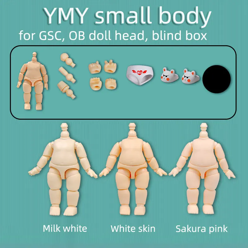 YMY Small Mini Body Can Be Connected To The BJD Doll GSC 0B11 Movable Joint Body Shoes Clothes Doll Accessories
YMY Small Mini Body Can Be Connected To The BJD Doll GSC 0B11 Movable Joint Body Shoes Clothes Doll Accessories