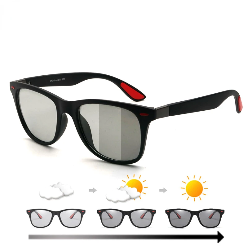 Classic Photochromic Sunglasses with Polarized Men Driving Square Color Change Matte Sun Glasses Women Transition Shades trendin
Classic Photochromic Sunglasses with Polarized Men Driving Square Color Change Matte Sun Glasses Women Transition Shades trendin