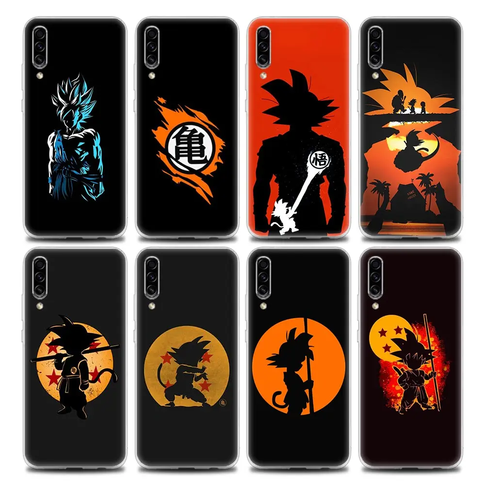 

Cute Anime Dragon Ball Z Goku Clear Phone Case for Samsung A70 A70s A40 A50 A30 A20e A20s A10 A10S Note 8 9 10 20 Soft Silicone