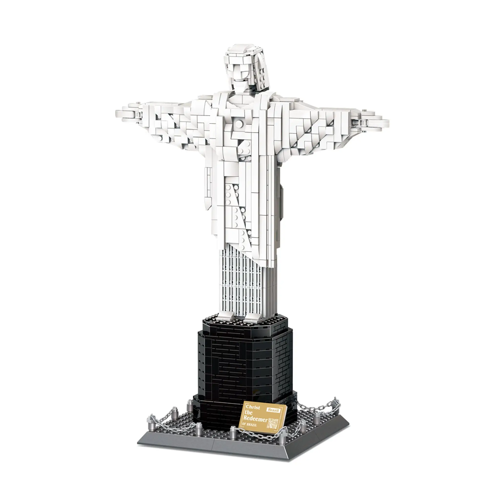 973pcs Famous Architecture Brazil Christ the Redeemer Sculpture Model Building Blocks Street View Bricks DIY Toys Children Gifts
973pcs Famous Architecture Brazil Christ the Redeemer Sculpture Model Building Blocks Street View Bricks DIY Toys Children Gifts