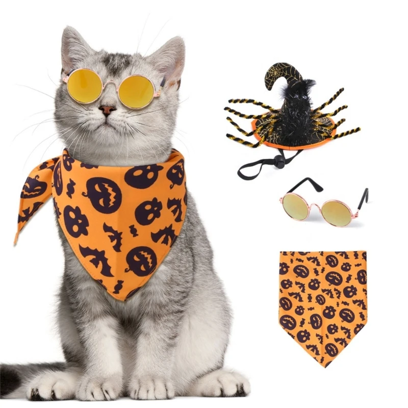 Cat Lovely Costume Witch Shape Hat and Bandana&Sunglasses for Halloween Party Dropship
Cat Lovely Costume Witch Shape Hat and Bandana&Sunglasses for Halloween Party Dropship