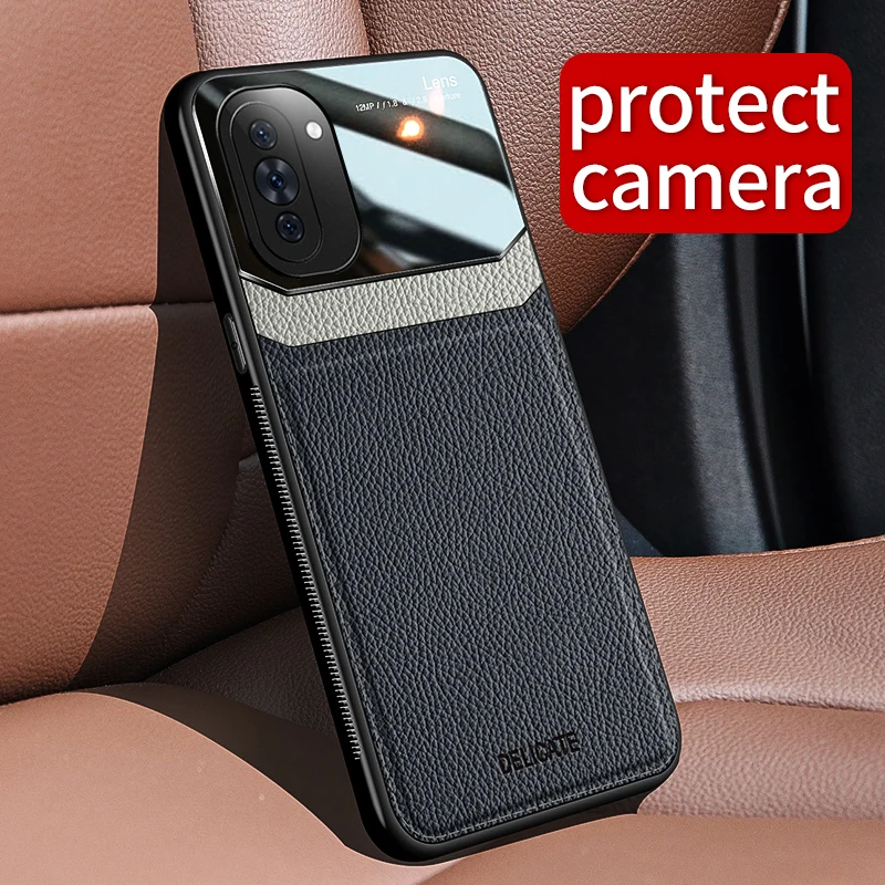 Fashion Shockproof Case for Huawei Nova 10 Pro Leather Mirror Glass Soft Silicone Phone Back Cover for Huawei Nova 10
Fashion Shockproof Case for Huawei Nova 10 Pro Leather Mirror Glass Soft Silicone Phone Back Cover for Huawei Nova 10