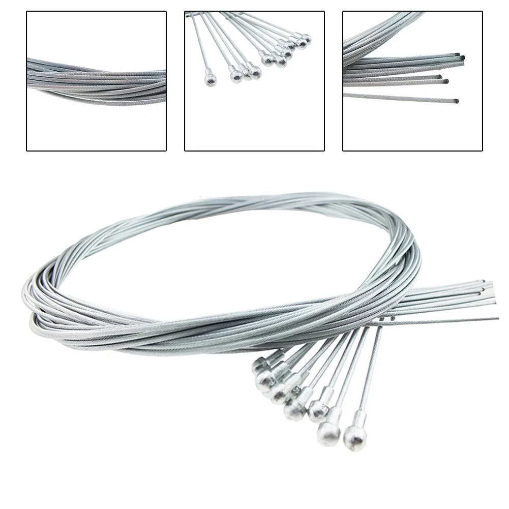 Steel Brake Cables 10pcs Bicycle Component End Galvanized Inner Part Racing Road Bike Spare 1.5*1700mm Durable
Steel Brake Cables 10pcs Bicycle Component End Galvanized Inner Part Racing Road Bike Spare 1.5*1700mm Durable