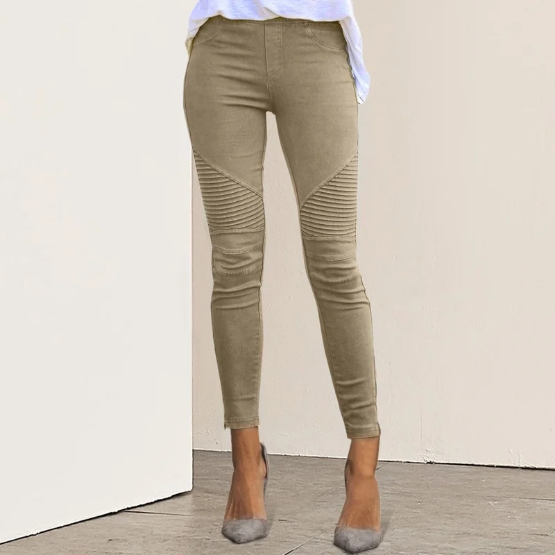 Women Slim Solid Running Fitness Pants 2021 Elastic Waist Casual Jogging Trousers Sweatpants Female Spring Fall Folds Pant Pop
Women Slim Solid Running Fitness Pants 2021 Elastic Waist Casual Jogging Trousers Sweatpants Female Spring Fall Folds Pant Pop