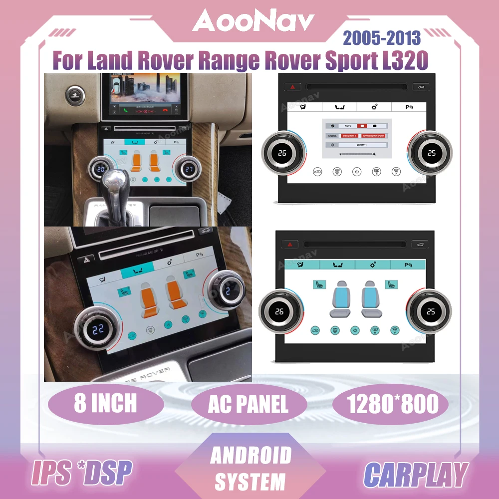 ЖК-панель кондиционера для Land Rover Range Rover Sport L320 2010-2013, сенсорный экран, панель управления кондиционированием воздуха, дисплей для Land Rover
ЖК-панель кондиционера для Land Rover Range Rover Sport L320 2010-2013, сенсорный экран, панель управления кондиционированием воздуха, дисплей для Land Rover