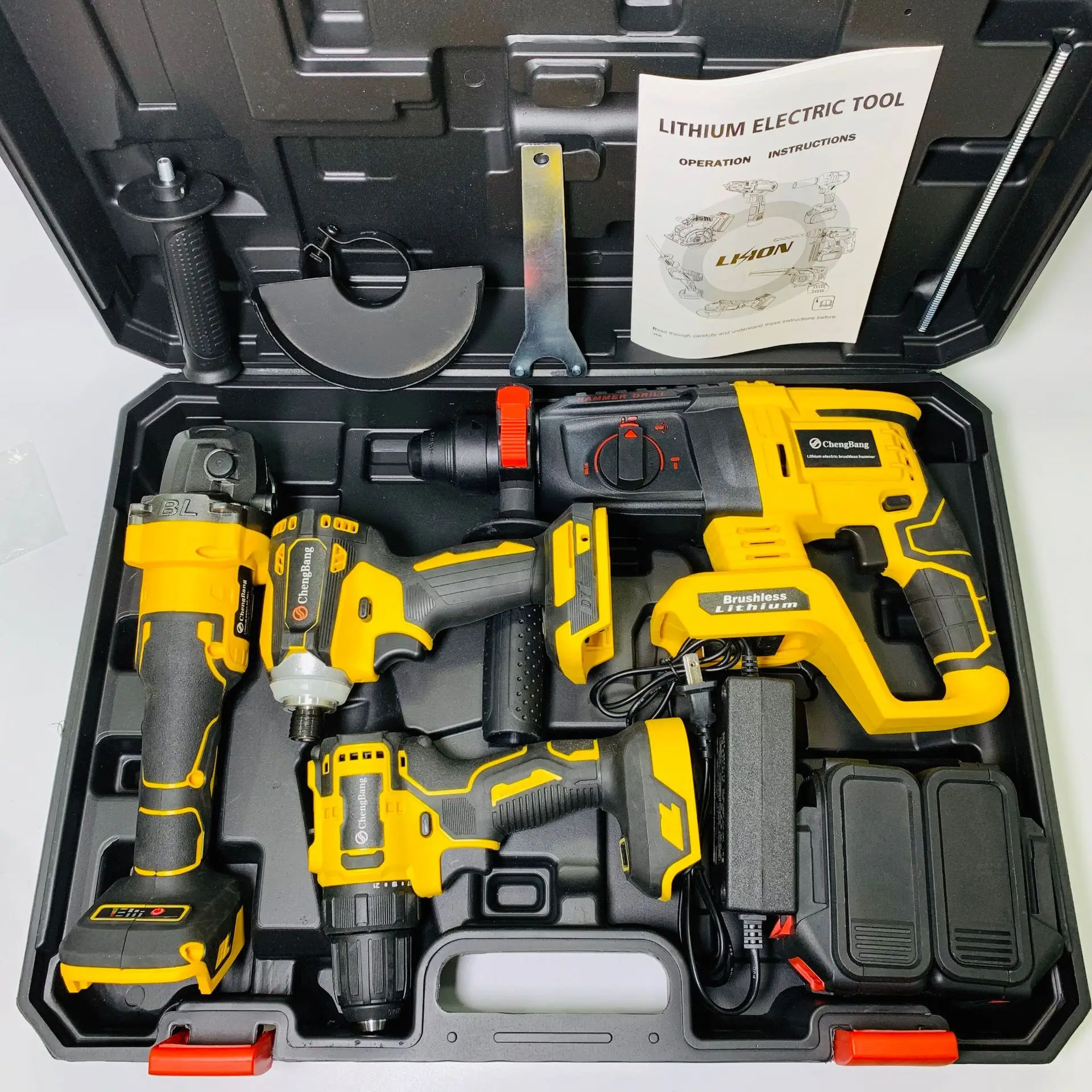 Available Sales For MKT Combo Power Tools 4 Kits Tool Set 20v Volt Cordless Drills
Available Sales For MKT Combo Power Tools 4 Kits Tool Set 20v Volt Cordless Drills
