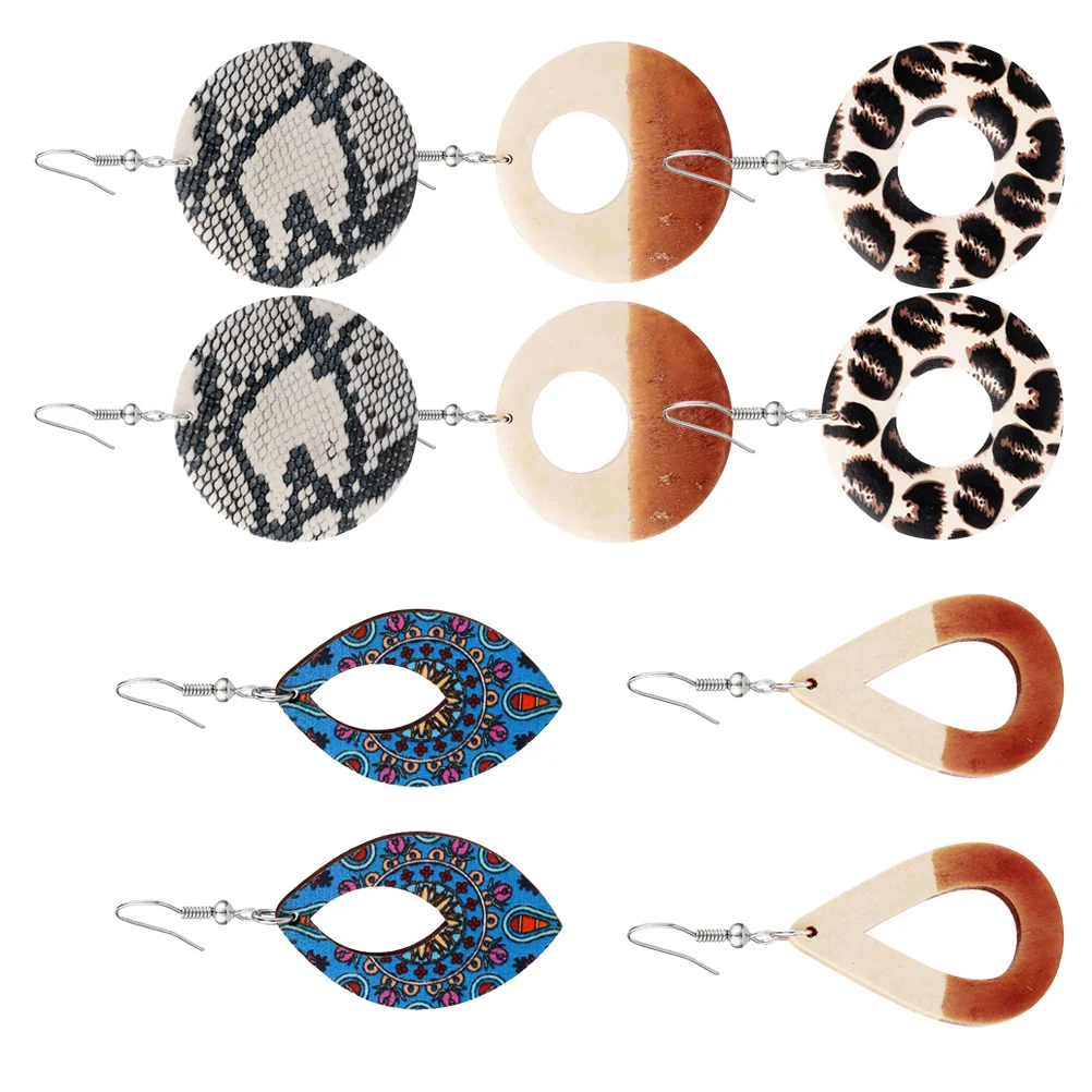 Earrings Wooden Painted Wood Hollow Africangift Geometric Atural Teardrop Dangle Hoops Out Drop Eardrops Geometry Bicolor Design
Earrings Wooden Painted Wood Hollow Africangift Geometric Atural Teardrop Dangle Hoops Out Drop Eardrops Geometry Bicolor Design
