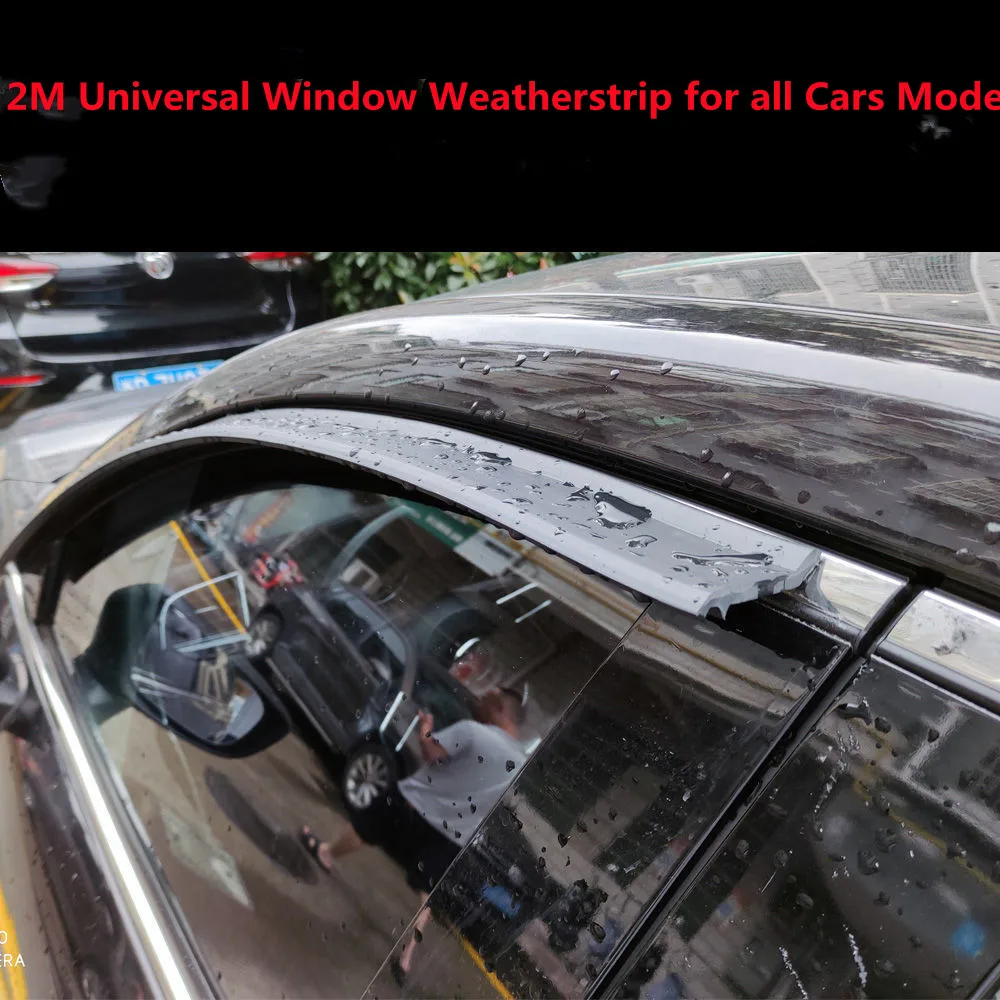 2M DIY Universal Window Weatherstrip for All Car Model Visor Rain Guard Vent Sun Shade Deflector Sunshade Truck Electric Vehicle
2M DIY Universal Window Weatherstrip for All Car Model Visor Rain Guard Vent Sun Shade Deflector Sunshade Truck Electric Vehicle