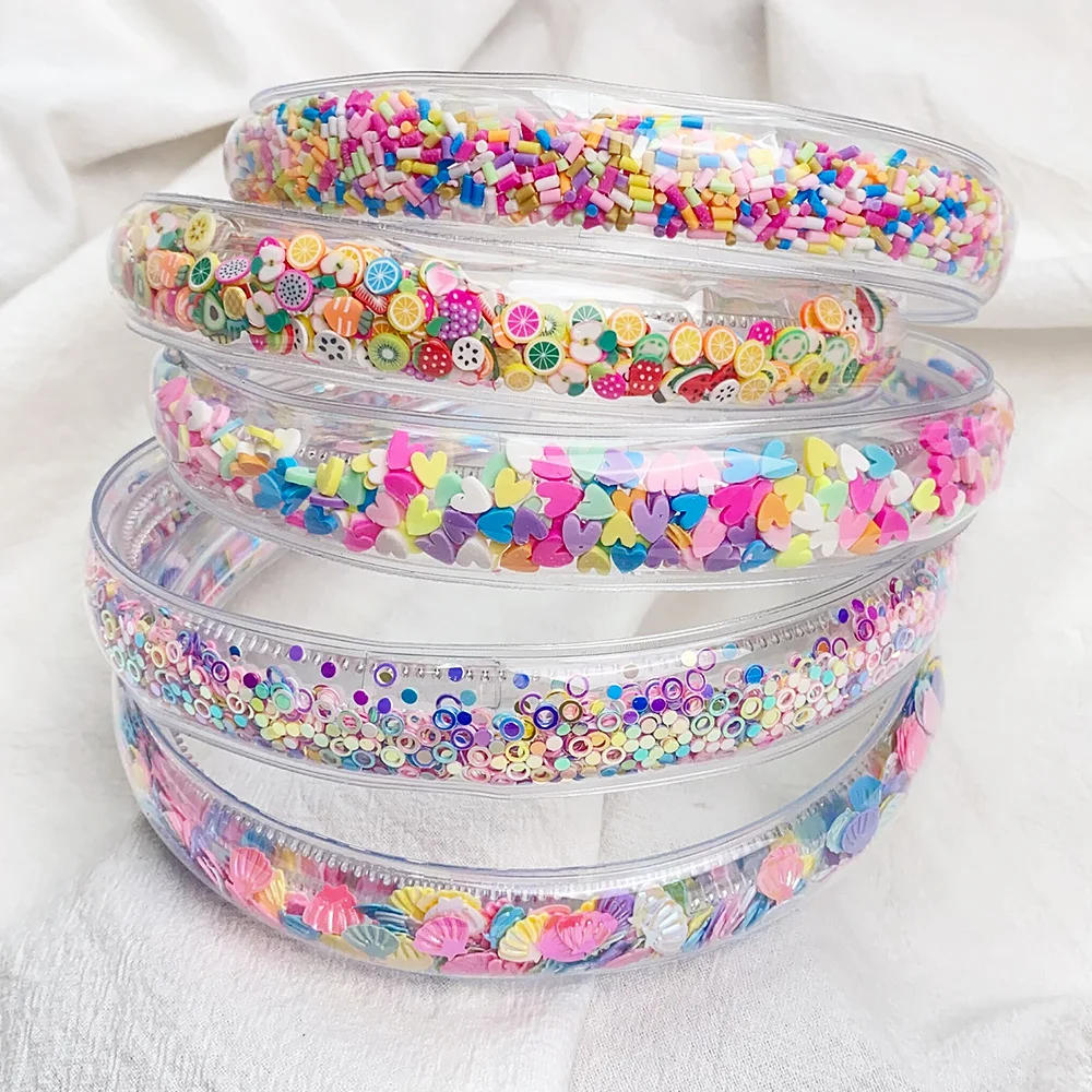 Fashion Transparent Quicksand Headbands Pottery for Children Kids Glitter Sequin Girls Hairbands Bezel Hoops Hair Accessories
Fashion Transparent Quicksand Headbands Pottery for Children Kids Glitter Sequin Girls Hairbands Bezel Hoops Hair Accessories