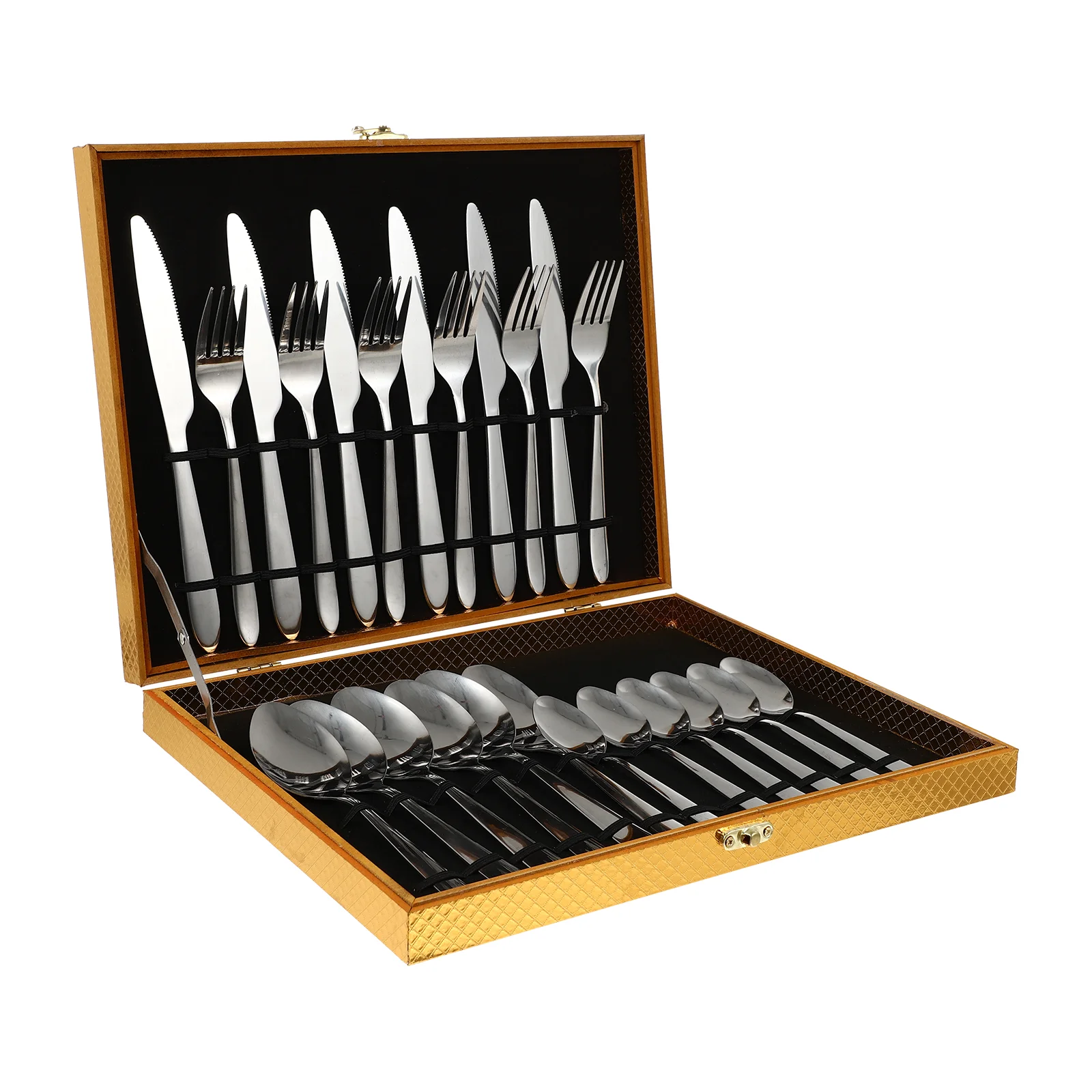 24PCS Tablespoon Scoop Cutlery Set Dessert Flatware Set Stainless Dinnerware Kitchen Utensil Set Dinner Forks
24PCS Tablespoon Scoop Cutlery Set Dessert Flatware Set Stainless Dinnerware Kitchen Utensil Set Dinner Forks