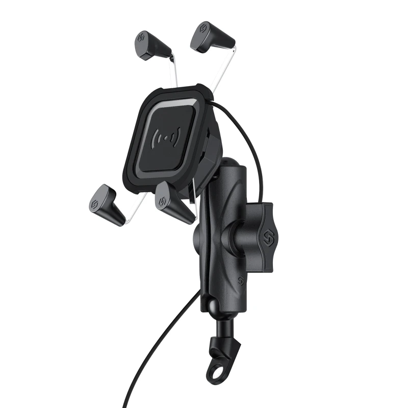Motorcycle Back Mirror Mount for Phone with Wireless Charger Anti Shedding Stand G2AC
Motorcycle Back Mirror Mount for Phone with Wireless Charger Anti Shedding Stand G2AC