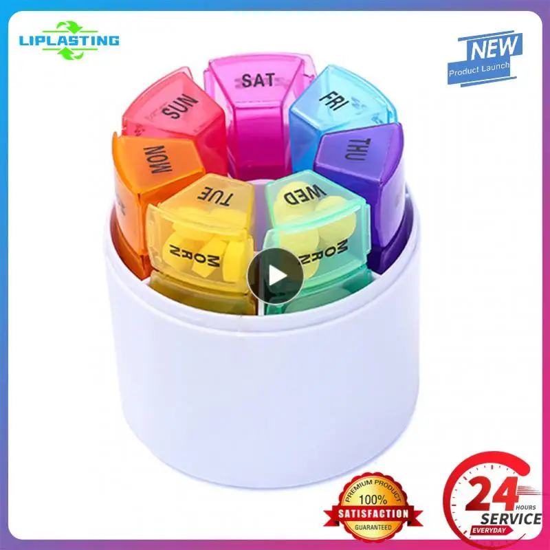 Portable 7 Days Weekly Pill Case Medicine Tablet Dispenser Organizer Pill Box Splitters Pill Storage Organizer Container
Portable 7 Days Weekly Pill Case Medicine Tablet Dispenser Organizer Pill Box Splitters Pill Storage Organizer Container
