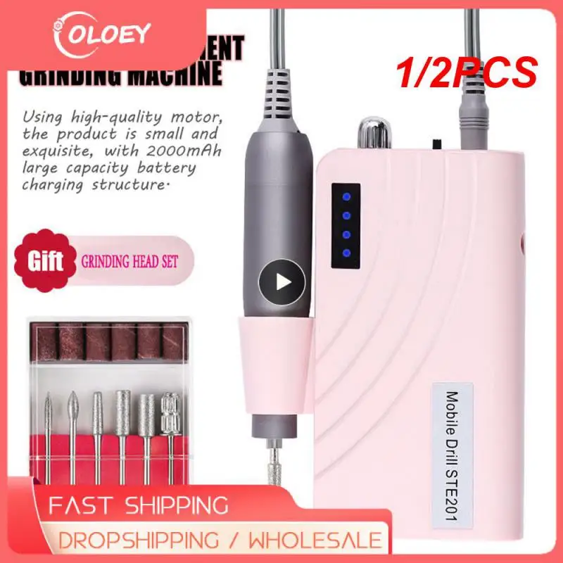 1/2PCS Electric Nail Drill Machine With Cutter Set manicur Machin For Manicure Nail Drill Milling Machine Salon Nail Equipment
1/2PCS Electric Nail Drill Machine With Cutter Set manicur Machin For Manicure Nail Drill Milling Machine Salon Nail Equipment
