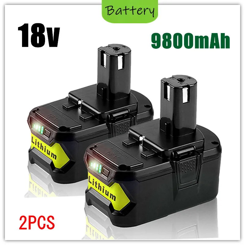 2PCS 18V Li-Ion Rechargeable Battery for Cordless Electric Tools BPL1820 P108 P106 P105 P103 RB18L50 Garden Mower Electric Saw
2PCS 18V Li-Ion Rechargeable Battery for Cordless Electric Tools BPL1820 P108 P106 P105 P103 RB18L50 Garden Mower Electric Saw