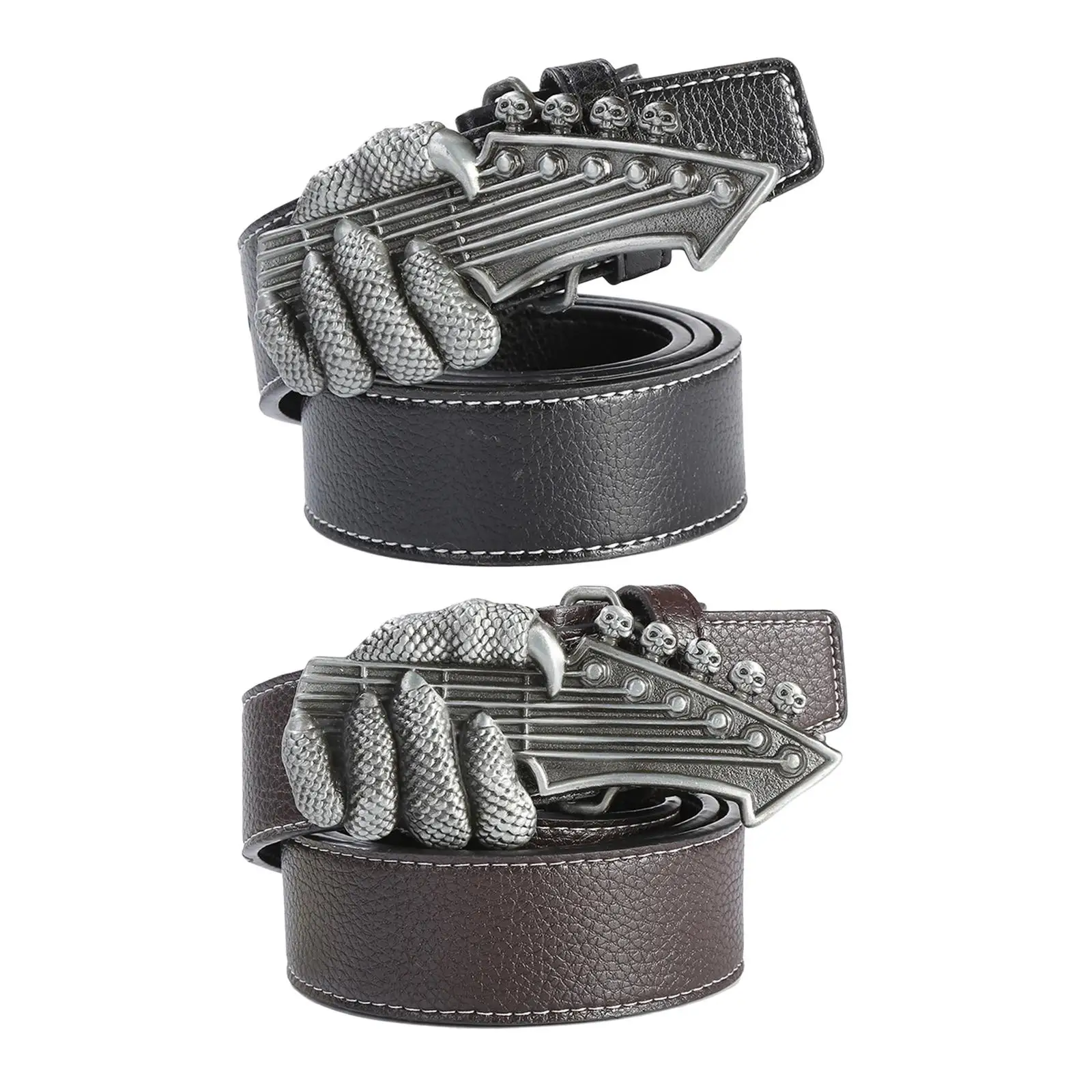 Vintage Western Cowboy Belt, Eagle Claw Guitar Buckle, PU Leather Men Belt Work Business Dress Belt
Vintage Western Cowboy Belt, Eagle Claw Guitar Buckle, PU Leather Men Belt Work Business Dress Belt