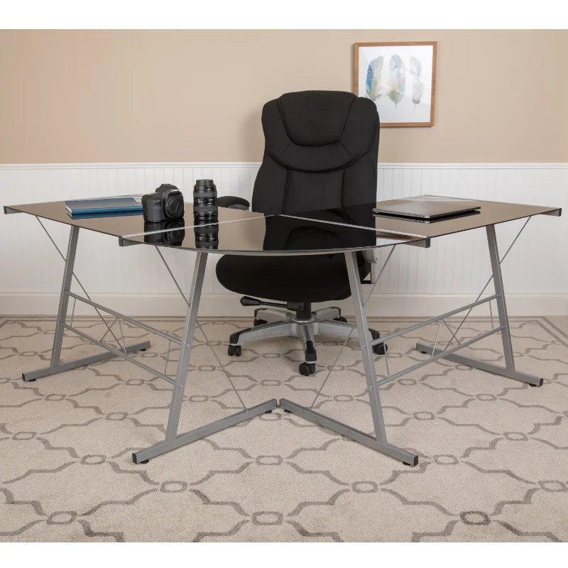 Flash Furniture L-Shaped Desk 83.5" Computer Corner Desk, Gaming Corner Desk, Home Office Corner Desk, Gaming Desk
Flash Furniture L-Shaped Desk 83.5" Computer Corner Desk, Gaming Corner Desk, Home Office Corner Desk, Gaming Desk