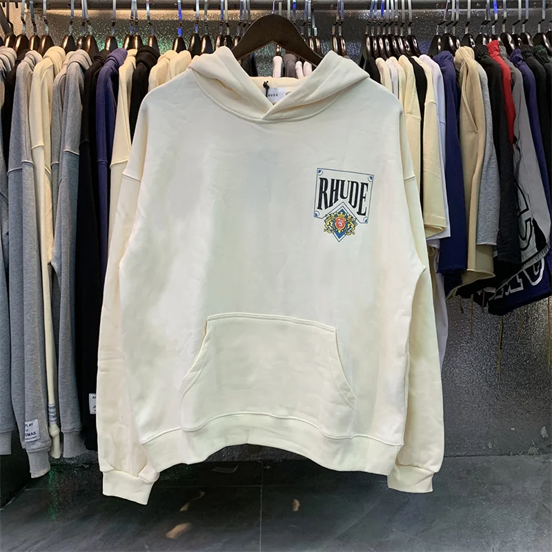 Rhude New Autumn And Winter Printing High-Quality Cotton Terry Hoodie Sweater Men And Women
Rhude New Autumn And Winter Printing High-Quality Cotton Terry Hoodie Sweater Men And Women