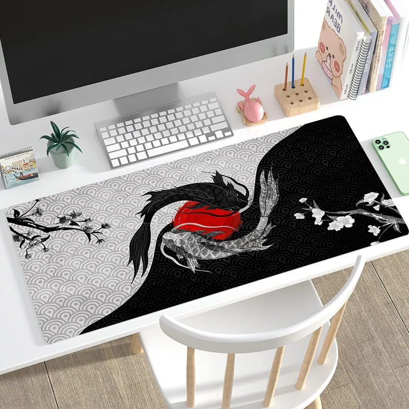 Mouse Pads Fish Taichi Neutral Table Mats Computer Mousepad Company Big Desk Pad 90x40cm Large Gamer Mousepads Mouse Mat XXL
Mouse Pads Fish Taichi Neutral Table Mats Computer Mousepad Company Big Desk Pad 90x40cm Large Gamer Mousepads Mouse Mat XXL