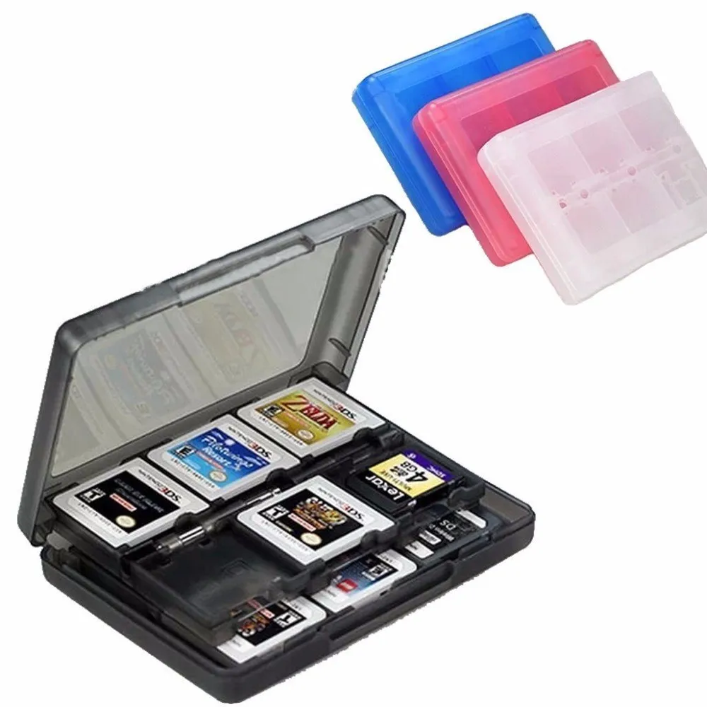 

28-in-1 Game Card Case Compatible Nintendo NEW 3DS / 3DS / DSi / DSi XL / DSi LL / DS / DS Lite Cartridge Storage Box Holder