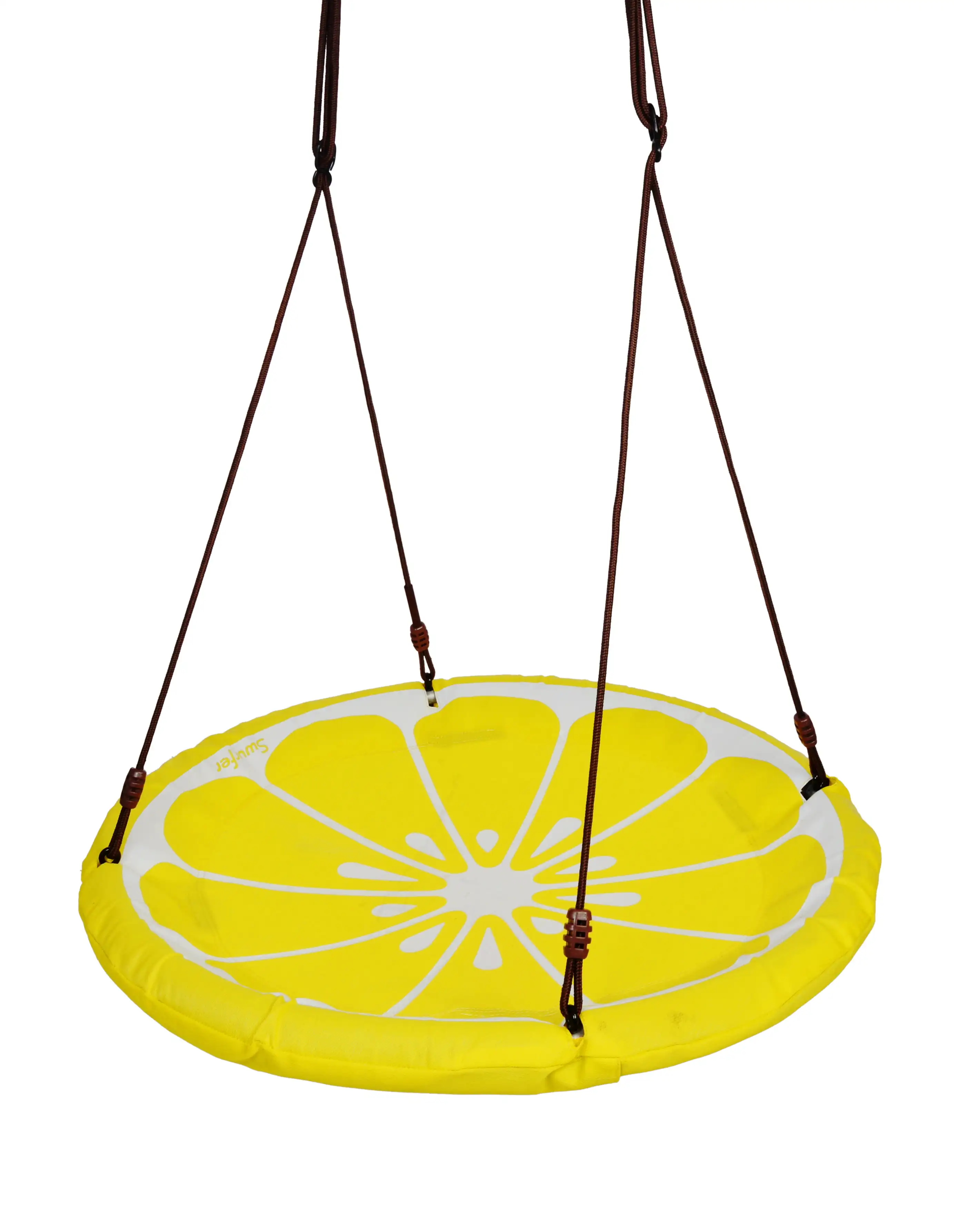 Slice 40 Inch Outdoor Saucer Swing with Soft Padded Edge and Weather Resistant Quick Drying Fabric for Kids and Adults Holds Up
Slice 40 Inch Outdoor Saucer Swing with Soft Padded Edge and Weather Resistant Quick Drying Fabric for Kids and Adults Holds Up
