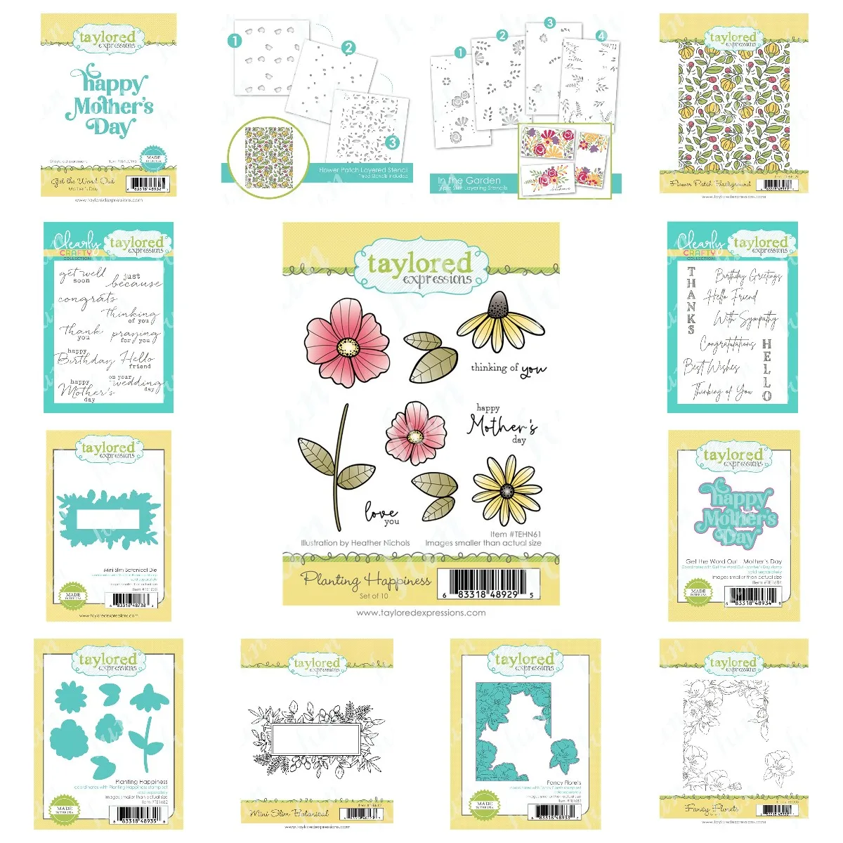 Spring Layering Flower Patch Background Cut Dies Stencils Happy Mothers Day Sentiments Stamps DIY 2022 Scrapbook Gift Card Decor
Spring Layering Flower Patch Background Cut Dies Stencils Happy Mothers Day Sentiments Stamps DIY 2022 Scrapbook Gift Card Decor