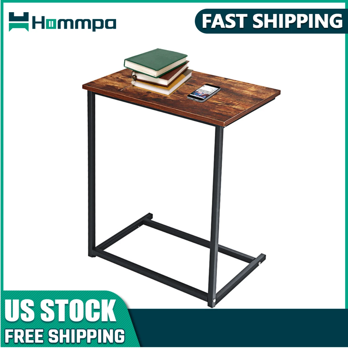 22x14in Couch Table C Shaped End Table for Sofa Small Side Table with Heavy Duty Frame Wooden C Table for Living Room Tray Table
22x14in Couch Table C Shaped End Table for Sofa Small Side Table with Heavy Duty Frame Wooden C Table for Living Room Tray Table
