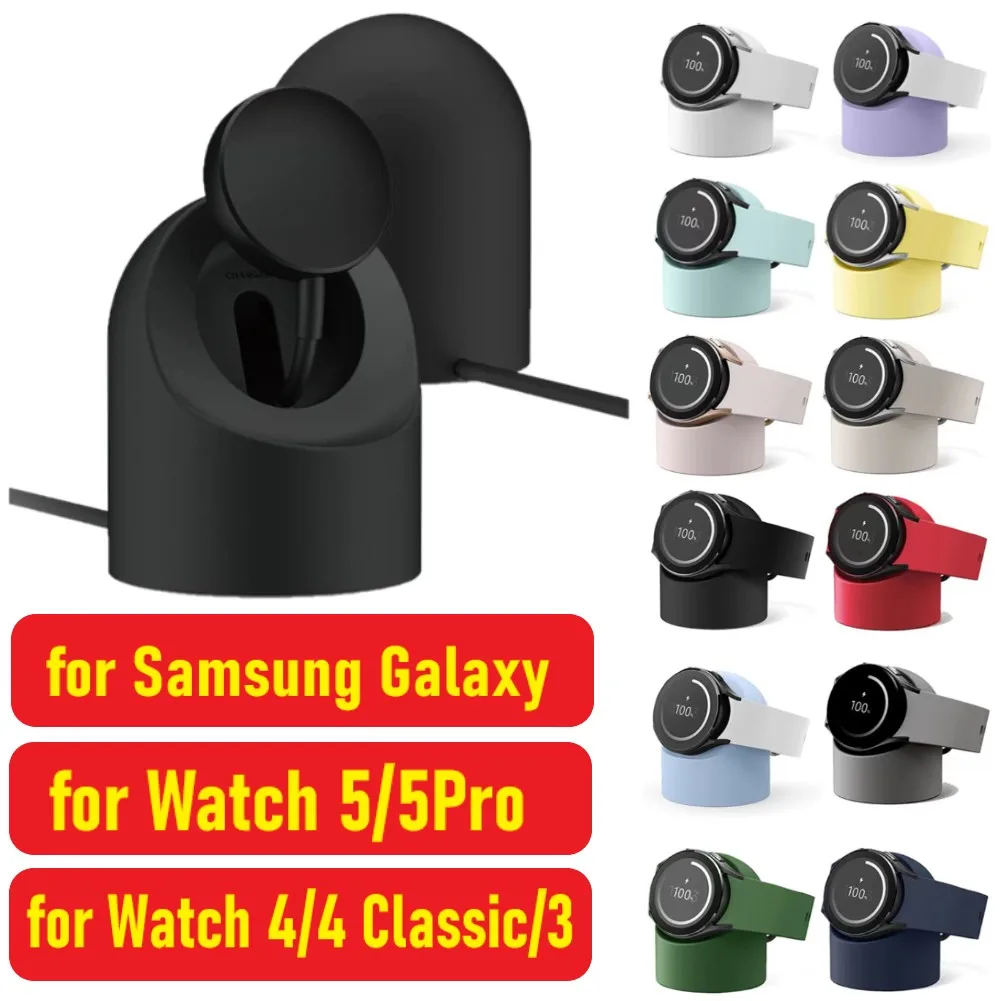 Portable Charger Cradle Dock Replacement Wireless Charger Cradle Holder Stand for Samsung Galaxy Watch 4/4 Classic/3 5/5 pro
Portable Charger Cradle Dock Replacement Wireless Charger Cradle Holder Stand for Samsung Galaxy Watch 4/4 Classic/3 5/5 pro