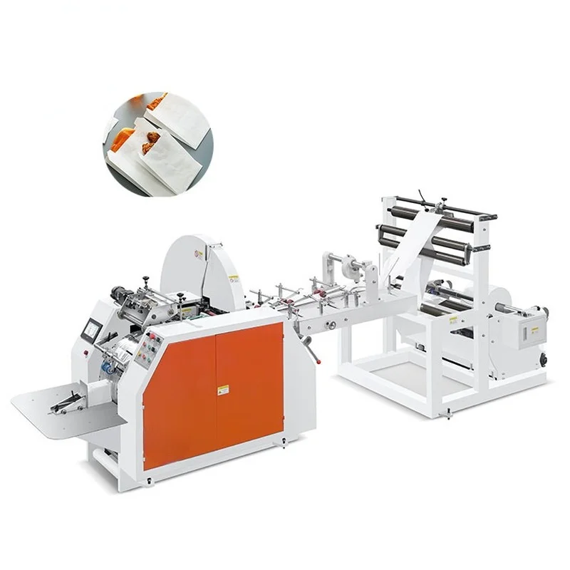 Paper Bag Making Machine with Handles V Bottom Flat Bottom Food Paper Bag Making Machine
Paper Bag Making Machine with Handles V Bottom Flat Bottom Food Paper Bag Making Machine