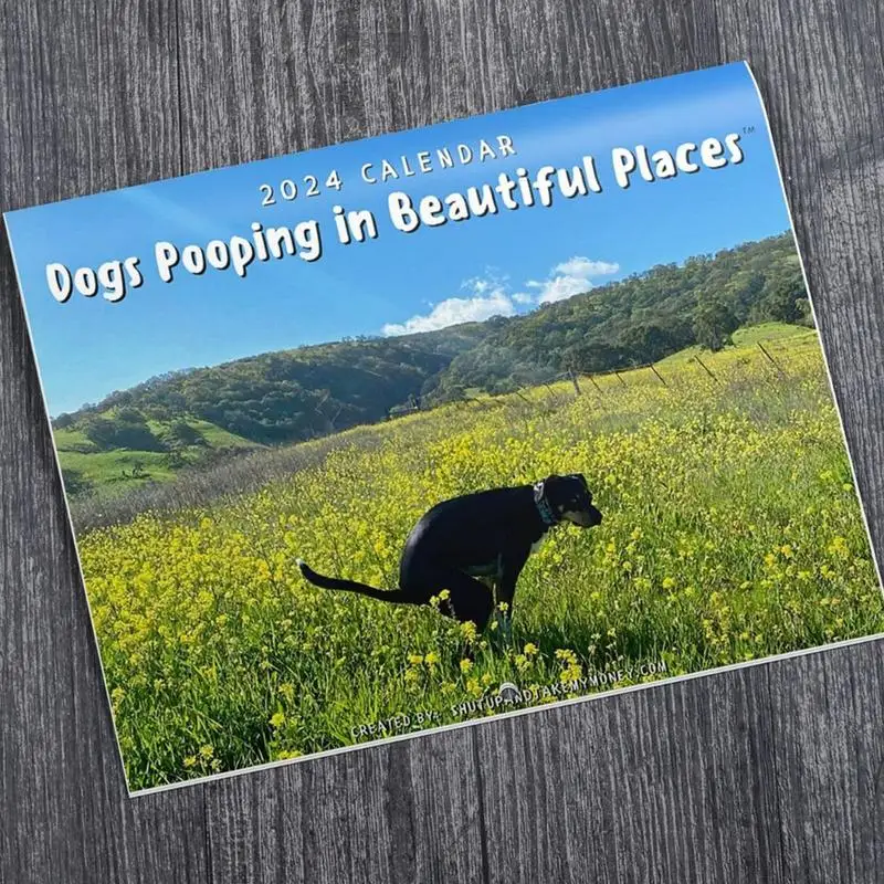 Dog Poop Calendar Poop Dog Humor Wall Calendar 2024 Clear Printing Humorous Gifts for Birthdays Christmas and Anniversaries
Dog Poop Calendar Poop Dog Humor Wall Calendar 2024 Clear Printing Humorous Gifts for Birthdays Christmas and Anniversaries