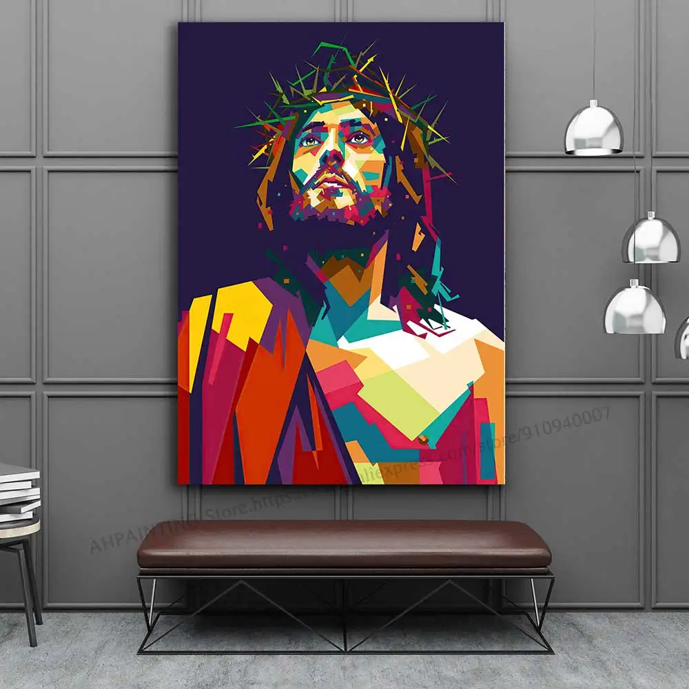 Постер с Иисусом Христа, Hd печатные изображения Бога, абстрактная Красочная картина с Иисусом на холсте, настенное украшение, картина, домаш...
Постер с Иисусом Христа, Hd печатные изображения Бога, абстрактная Красочная картина с Иисусом на холсте, настенное украшение, картина, домаш...