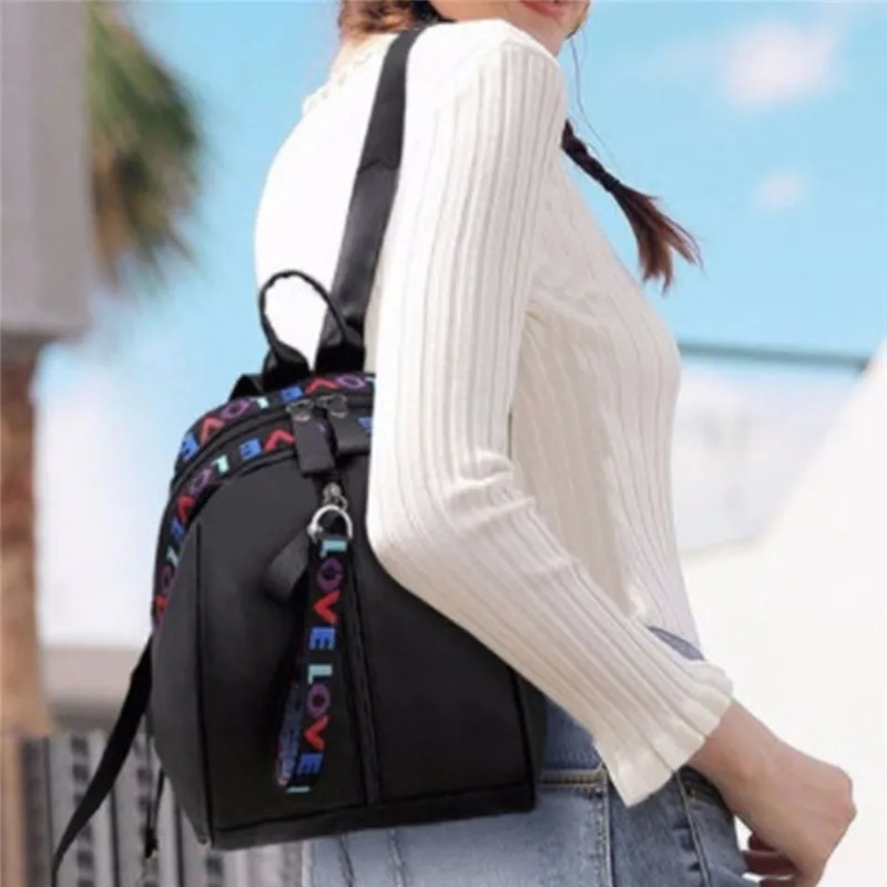 Women Anti-theft Backpack Waterproof Fabric Large Female Shoulder Bag Large Capacity Simple Style Casual Travel
Women Anti-theft Backpack Waterproof Fabric Large Female Shoulder Bag Large Capacity Simple Style Casual Travel