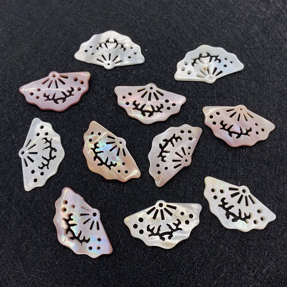 Natural Seawater Shell Pendant Jewelry 17x30mm Fan-shaped Carving for DIY Making Necklace Bracelet Earrings Charms Accessories
Natural Seawater Shell Pendant Jewelry 17x30mm Fan-shaped Carving for DIY Making Necklace Bracelet Earrings Charms Accessories