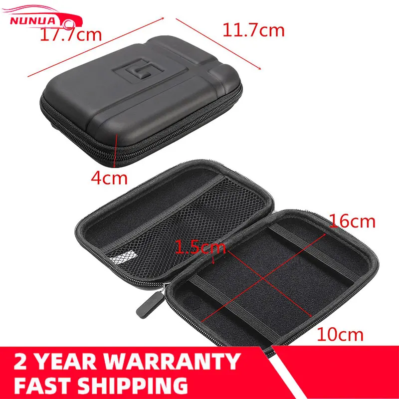 

5 inch PU Waterproof GPS Hard Carrying Case Cover Sat Nav GPS Navigator Protective Holder For TomTom GO 5100 5000 510 500