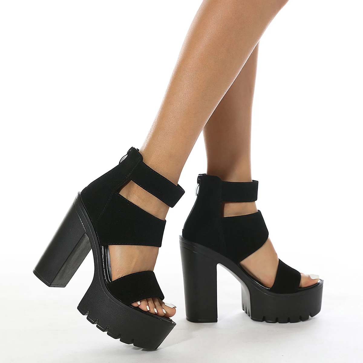 New Platform Sandals Women 2022 Summer Woman Thick High Heel Women's Fashion Back Zipper Sandalias Female Shoes Size 35~40
New Platform Sandals Women 2022 Summer Woman Thick High Heel Women's Fashion Back Zipper Sandalias Female Shoes Size 35~40