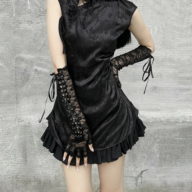 2022 Girly ladyghost French black lace gloves lolita Lolita sweet and cool hot girl style wear goth clothes women punk gothic
2022 Girly ladyghost French black lace gloves lolita Lolita sweet and cool hot girl style wear goth clothes women punk gothic