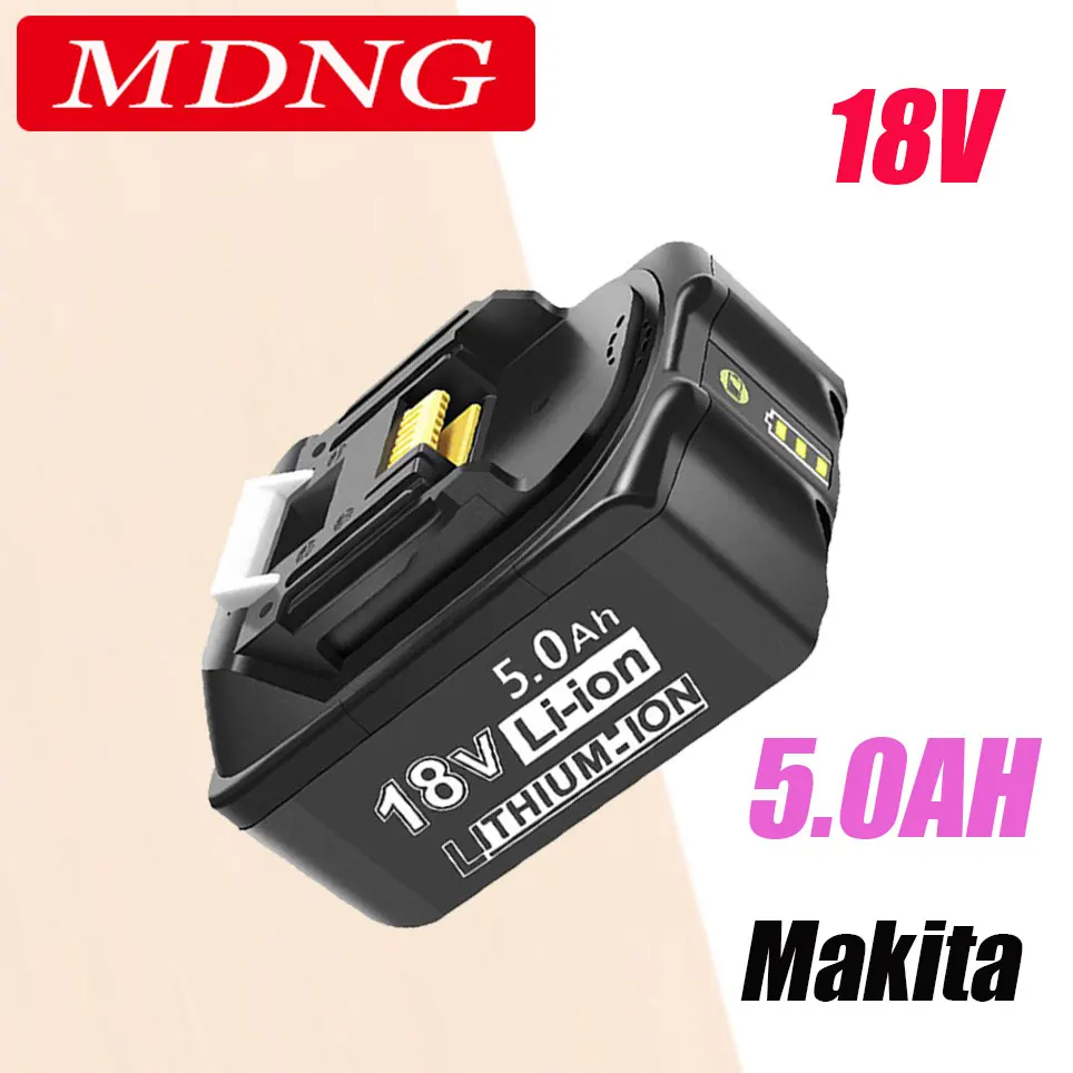100% Original Makita 18V 5000mAh Rechargeable Power Tools Battery with LED Li-ion Replacement LXT BL1860B BL1860 BL1850
100% Original Makita 18V 5000mAh Rechargeable Power Tools Battery with LED Li-ion Replacement LXT BL1860B BL1860 BL1850