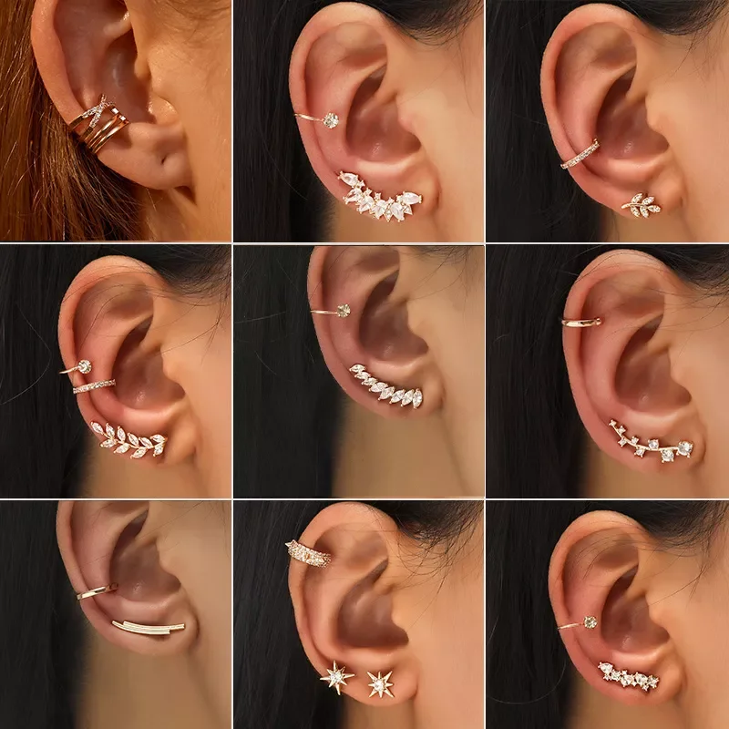 Conch Fake Without Piercing Cuff Earring Earcuff Wrap Rock Earring Cuff No Piercing Women Crystal Clip Ear Adjustable
Conch Fake Without Piercing Cuff Earring Earcuff Wrap Rock Earring Cuff No Piercing Women Crystal Clip Ear Adjustable