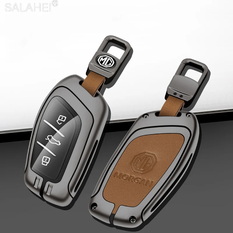 Metal Leather Car Key Case Cover Fob Protector For MG ZS EV 2022 HS MG3 MG5 MG6 MG7 For Roewe I5 RX3 RX5 Keychain Accessories
Metal Leather Car Key Case Cover Fob Protector For MG ZS EV 2022 HS MG3 MG5 MG6 MG7 For Roewe I5 RX3 RX5 Keychain Accessories