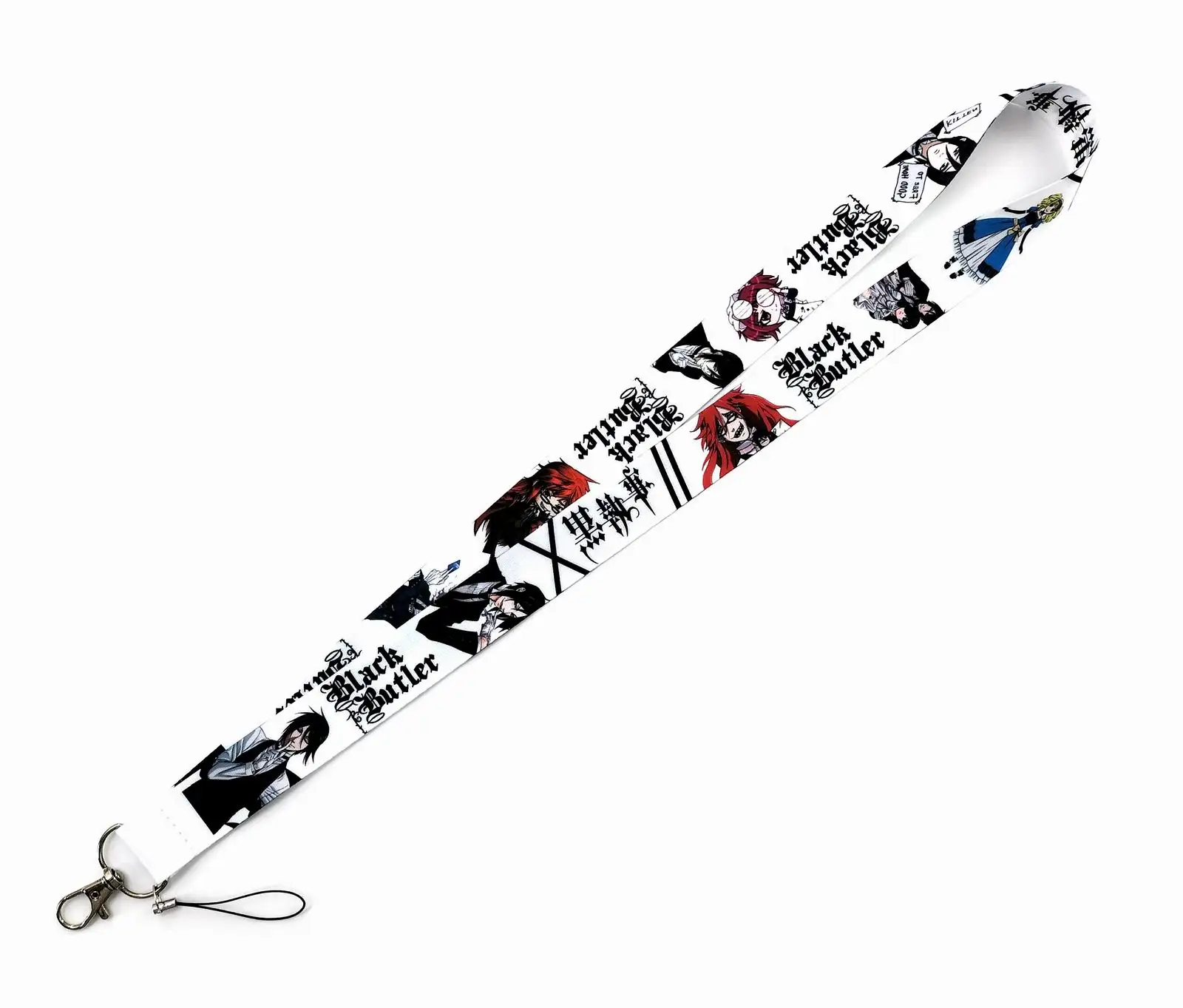 Black Butler Lanyard For Keys Mobile Phone Hanging Rope USB ID Card Badge Holder Keychain DIY Lanyards
Black Butler Lanyard For Keys Mobile Phone Hanging Rope USB ID Card Badge Holder Keychain DIY Lanyards