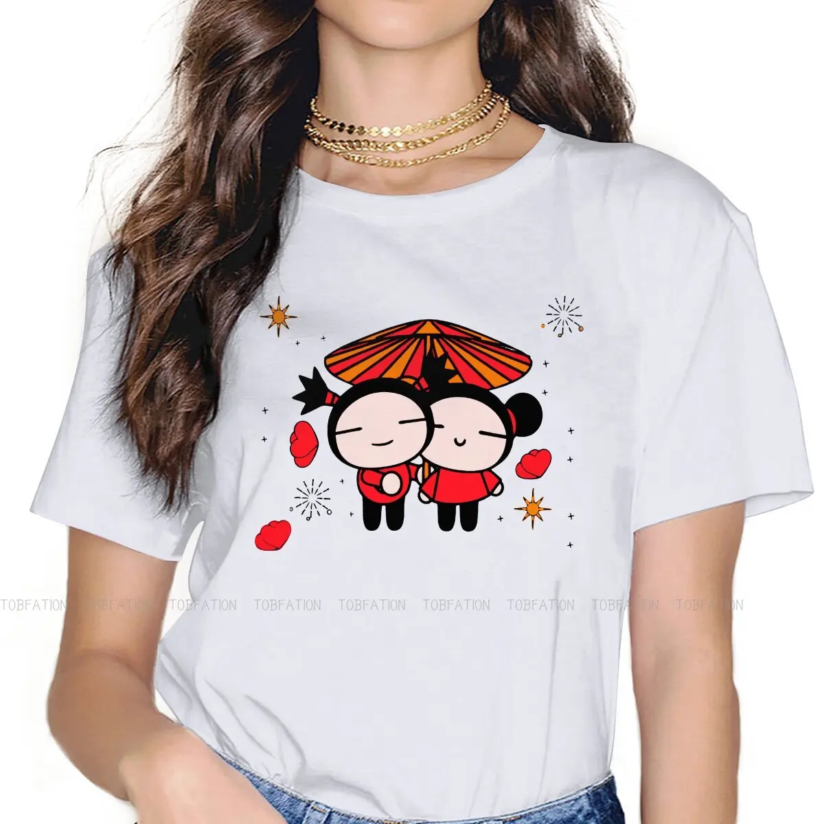 Umbrella Newest TShirts Pucca China Doll Female Graphic Pure Cotton T Shirt O Neck Oversized
Umbrella Newest TShirts Pucca China Doll Female Graphic Pure Cotton T Shirt O Neck Oversized