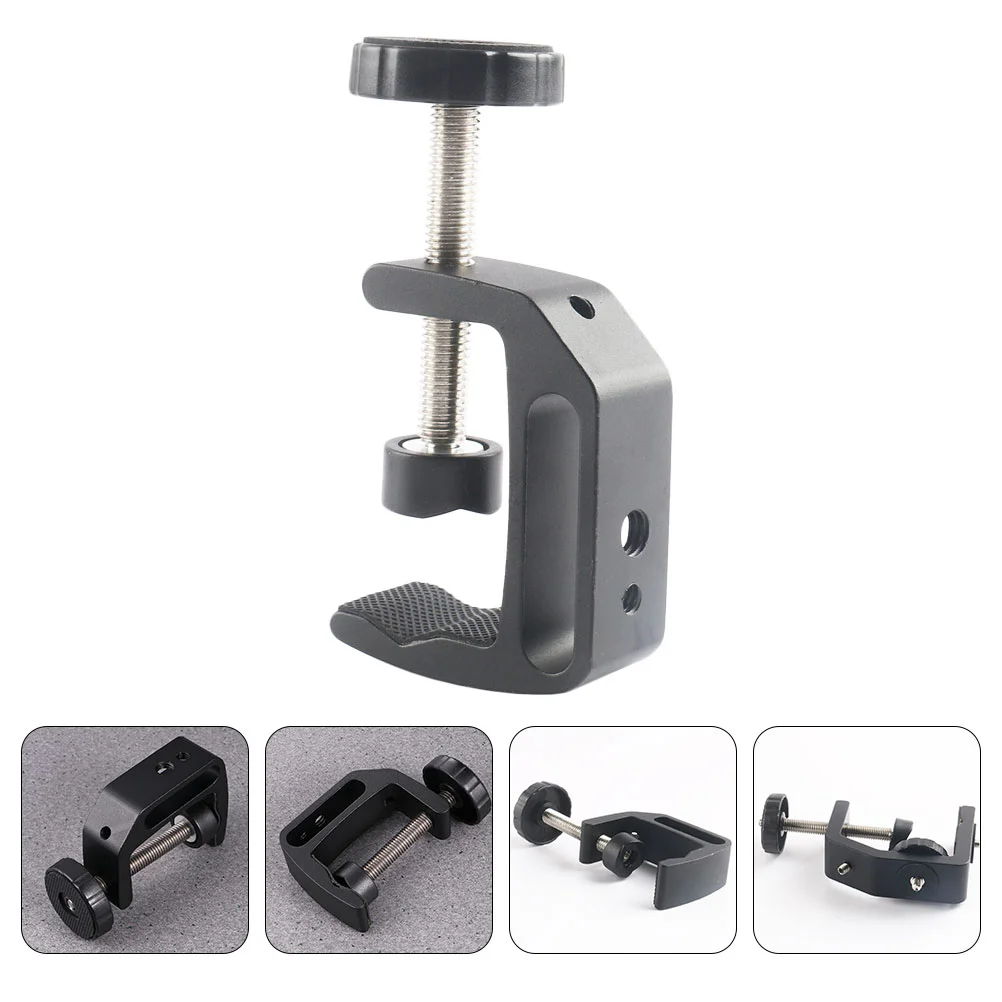 Clamp Mount Camera Clip Adjustable Stand Fixing Clamps Tabletop Alloy Holder Bracket Table Light Flashlight Desk Multifunctional
Clamp Mount Camera Clip Adjustable Stand Fixing Clamps Tabletop Alloy Holder Bracket Table Light Flashlight Desk Multifunctional