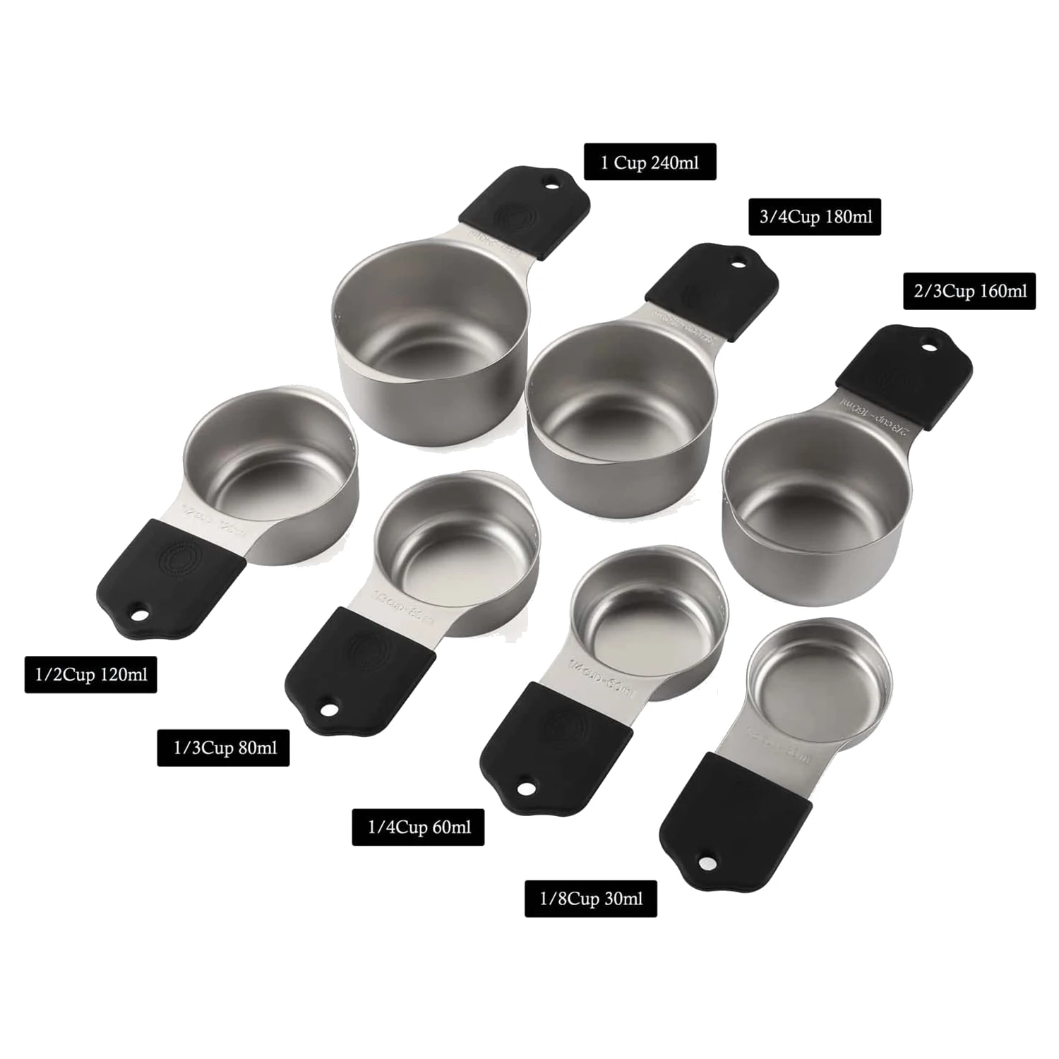 Magnetic Measuring Cups and Spoons Set Including 7 Measuring Cup 7 Measuring Spoons with 1 Leveler for Dry and Liquid
Magnetic Measuring Cups and Spoons Set Including 7 Measuring Cup 7 Measuring Spoons with 1 Leveler for Dry and Liquid